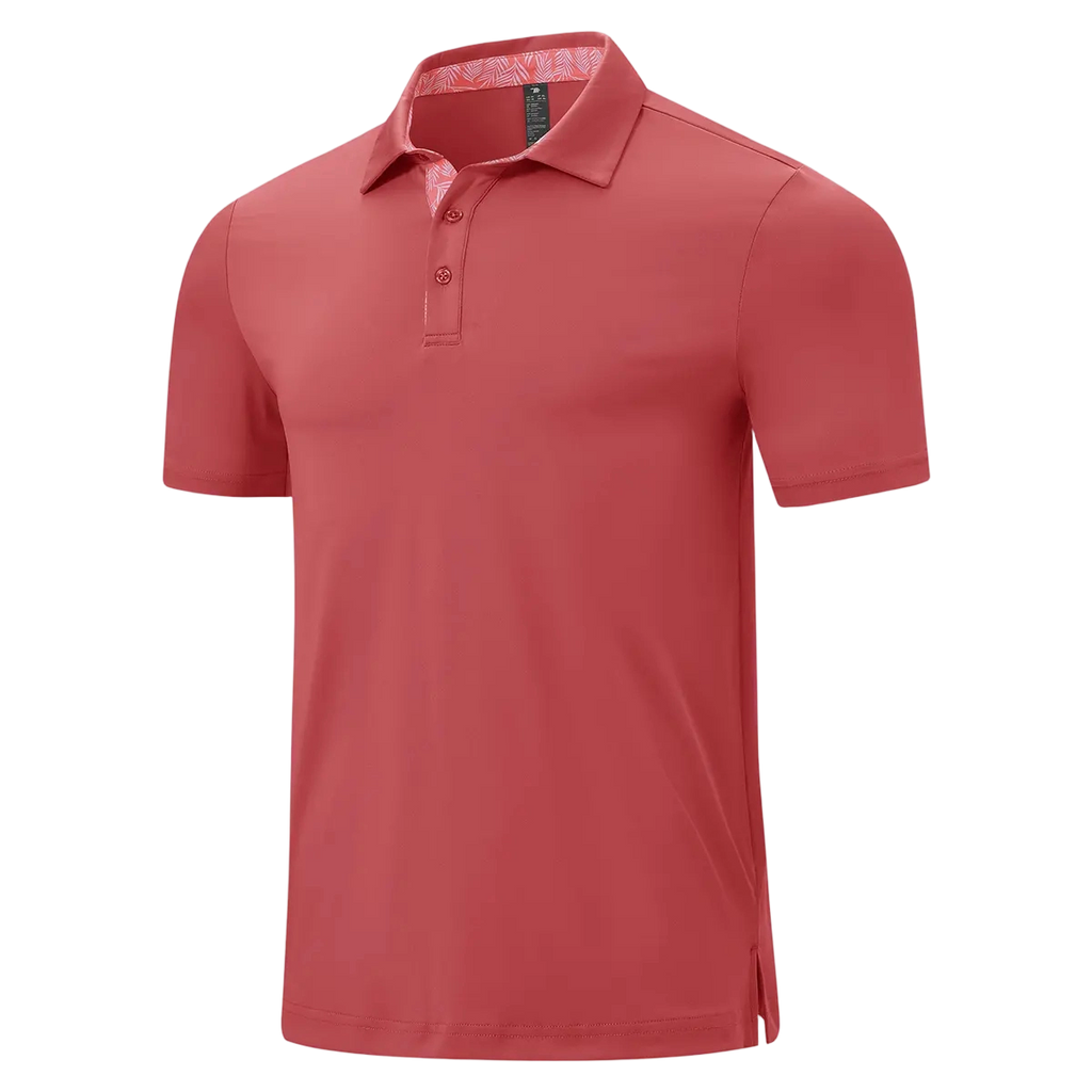 💝💝Men's Classic Polo Shirts Contrast Collar Short Sleeve Casual Solid Stylish and Printed Polo