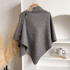 💚4pcs-Women's Soft Wool-Blend Wrap Cardigan – Cozy Open-Front Shawl Sweater for Fall