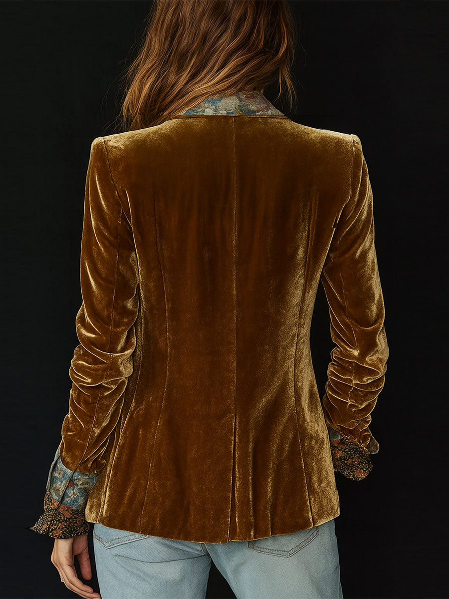 Rosamund | Vintage Floral Patchwork Blazer