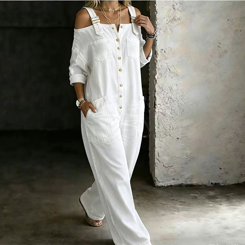 The Maeve Jumpsuit – A Wide-Leg Overall That Does the Work for You