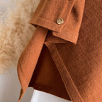 💚4pcs-Women's Soft Wool-Blend Wrap Cardigan – Cozy Open-Front Shawl Sweater for Fall
