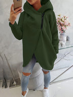 💚Brielle - Stylish oversized warm zipper hoodie jacket