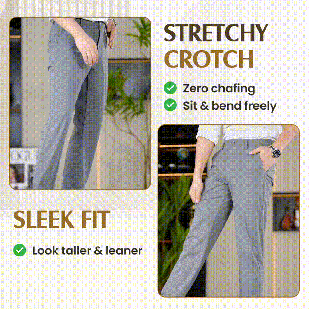 💝💝Men's Premium Non-Iron Stretch Casual Trousers