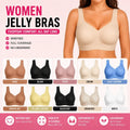 💝💝Women Jelly Bras Wirefree Full Coverage No Underwire