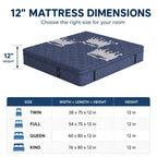 💥 Factory Direct Sale💥| 12"/14" Hybrid Mattress + FREE Fitted Sheet 🛏️