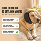 Calming Dog Ear Wrap – Sound Dampening for Thunder, Fireworks