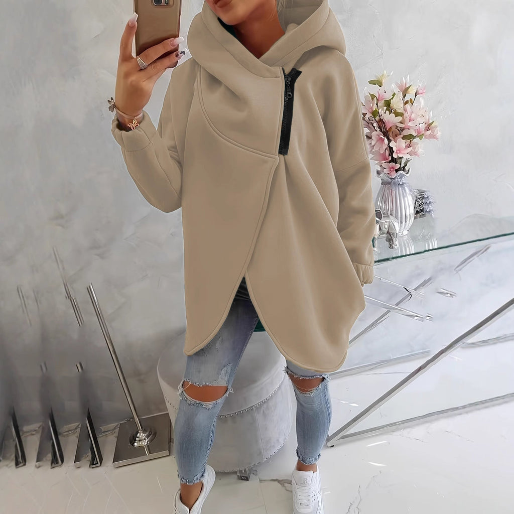 💚Brielle - Stylish oversized warm zipper hoodie jacket