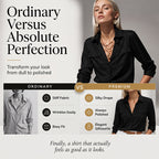 Women's Solid Lapel Button Down Shirt