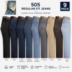 💝💝 Limited Stock! 🔥Men's Classic Regular Straight-Leg Jeans