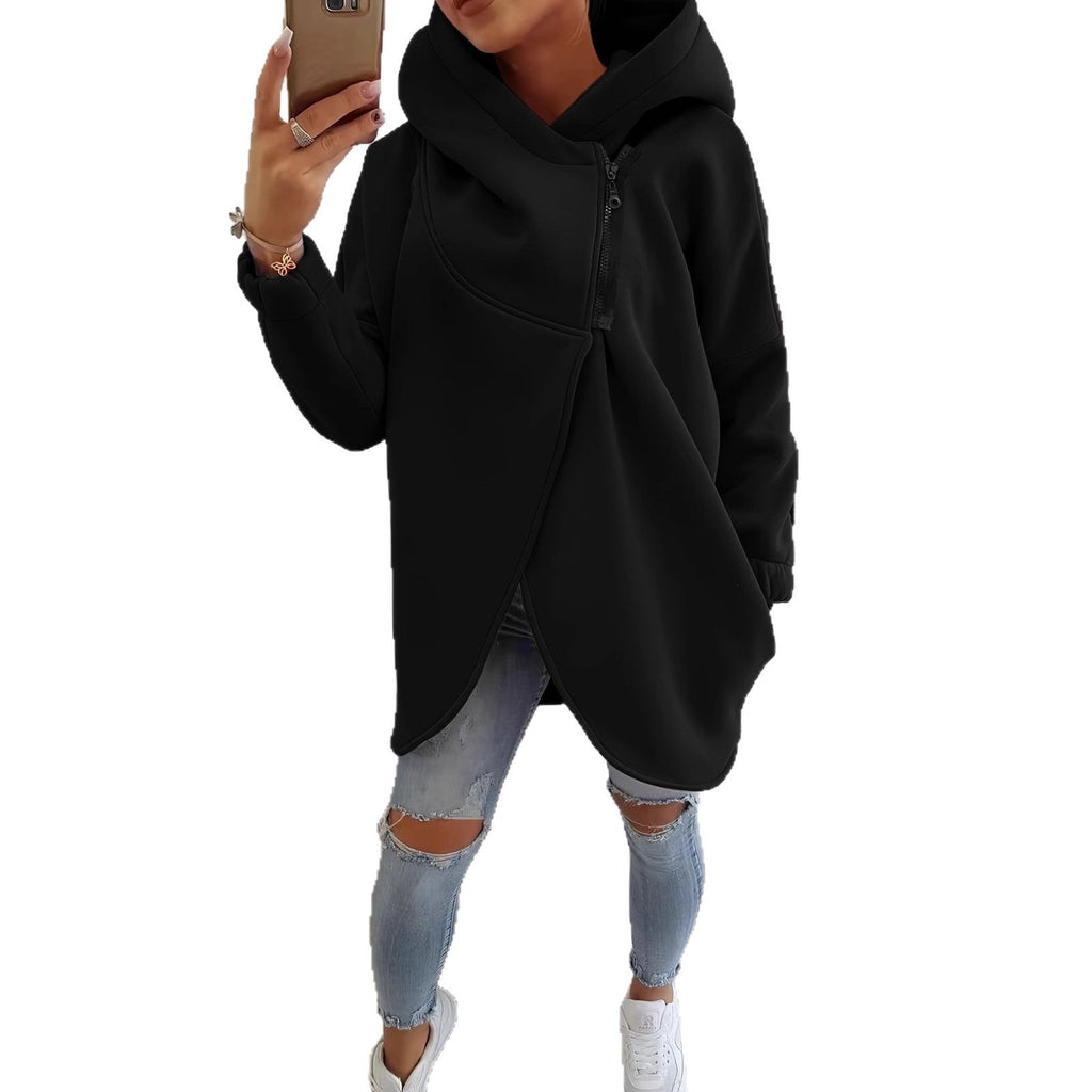 💚Brielle - Stylish oversized warm zipper hoodie jacket