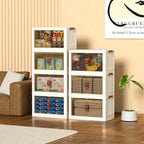 💥 Factory Direct Sale💥 Foldable Storage Box with Lid & Wheels | 40/64/128 QT | Stackable Organizer