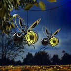 Solar Hanging Bee Lantern — Outdoor Garden Light IP44 Waterproof