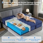 💥 Factory Direct Sale💥| 12"/14" Hybrid Mattress + FREE Fitted Sheet 🛏️