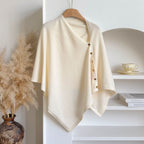 💚4pcs-Women's Soft Wool-Blend Wrap Cardigan – Cozy Open-Front Shawl Sweater for Fall