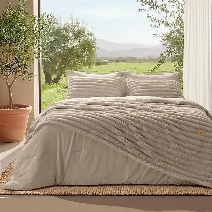 💚Bedsure 6 Pieces 2-in-1 Comforter Set Twin