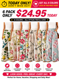 💝💝【LAST DAY SALE】Women's Casual Bohemian Style Floral Print Wide-Leg Pants