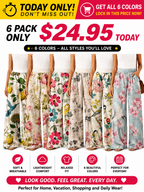 💝💝【LAST DAY SALE】Women's Casual Bohemian Style Floral Print Wide-Leg Pants