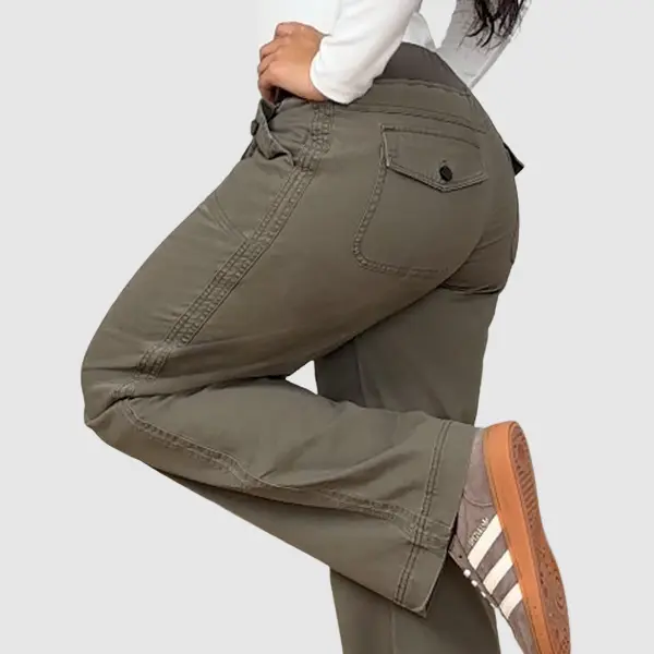 💝💝Limited Stock!🔥Women's High Stretch Mid Rise Straight Pants
