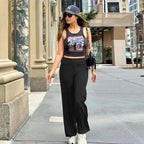 💚Women’s High-Waist Wide Leg Pants – Business Casual Yoga Dress Pants with Pockets