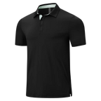 💝💝Men's Classic Polo Shirts Contrast Collar Short Sleeve Casual Solid Stylish and Printed Polo