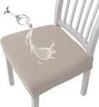 Jacquard Chair Seat Cover – Waterproof, Non-Slip, Machine Washable