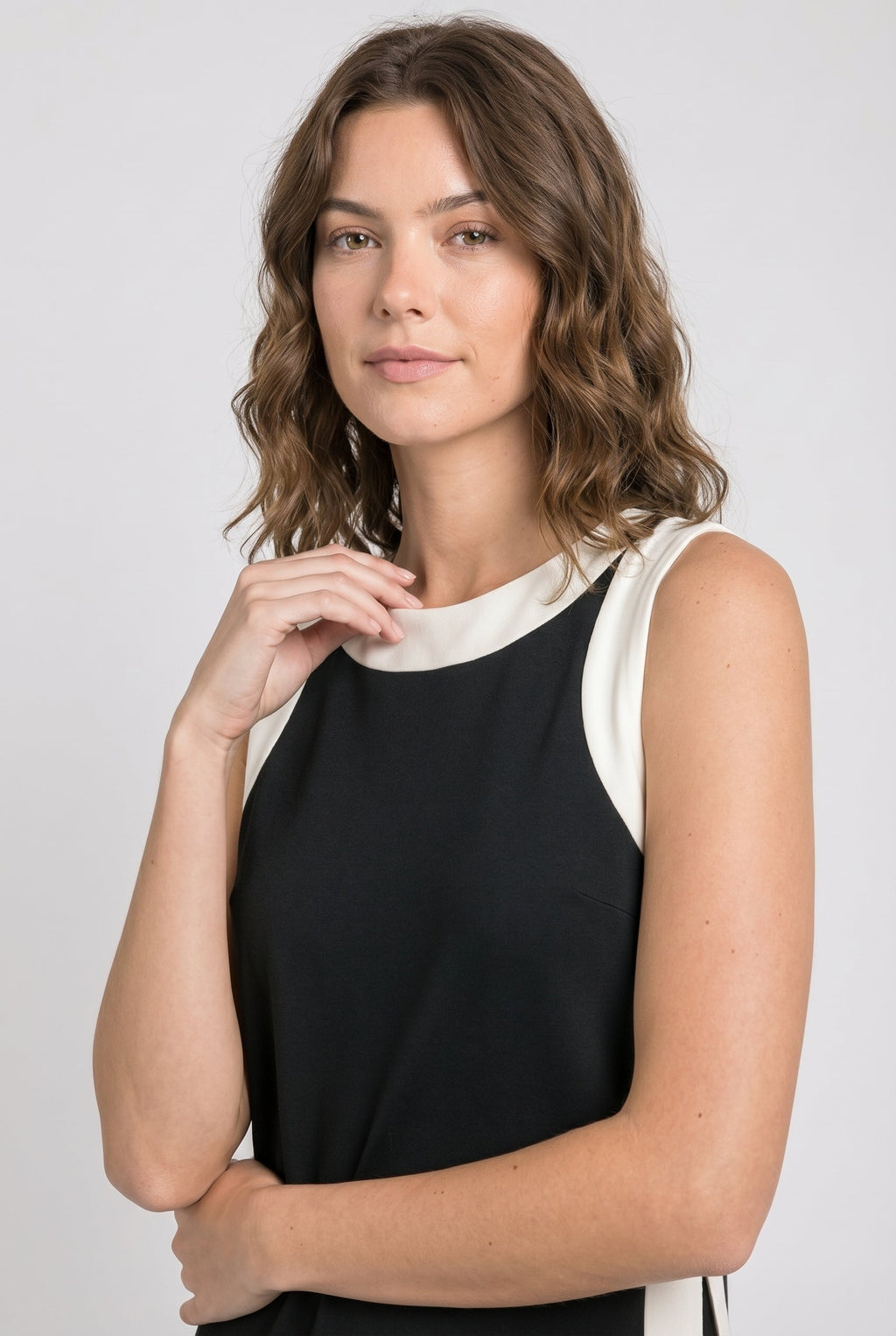 Two-Piece Open-Front Top & Shorts Set