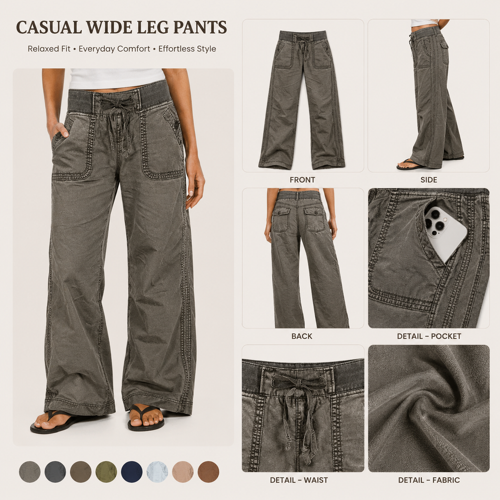 💝💝Limited Stock!🔥Women's High Stretch Mid Rise Straight Pants