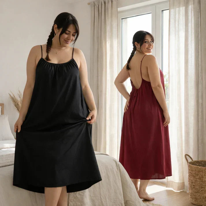 Women's Backless Cami Maxi Dress