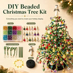 💚🎄✨ DIY Beaded Christmas Tree Kit – Create Your Own Sparkling Holiday Decoration
