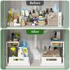 💚2 Tier Under Sink and Cabinet Organizer with Pull Out and Slide Out for Kitchen and Bathroom Storage (2-Pack)