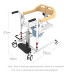♿Multifunctional Disabled Patient Transfer Device, No‑Lift Care Bath Transfer Aid Chair