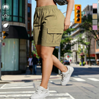 💚【LAST DAY SALE】Women’s outdoor cargo shorts—multi-pocket design