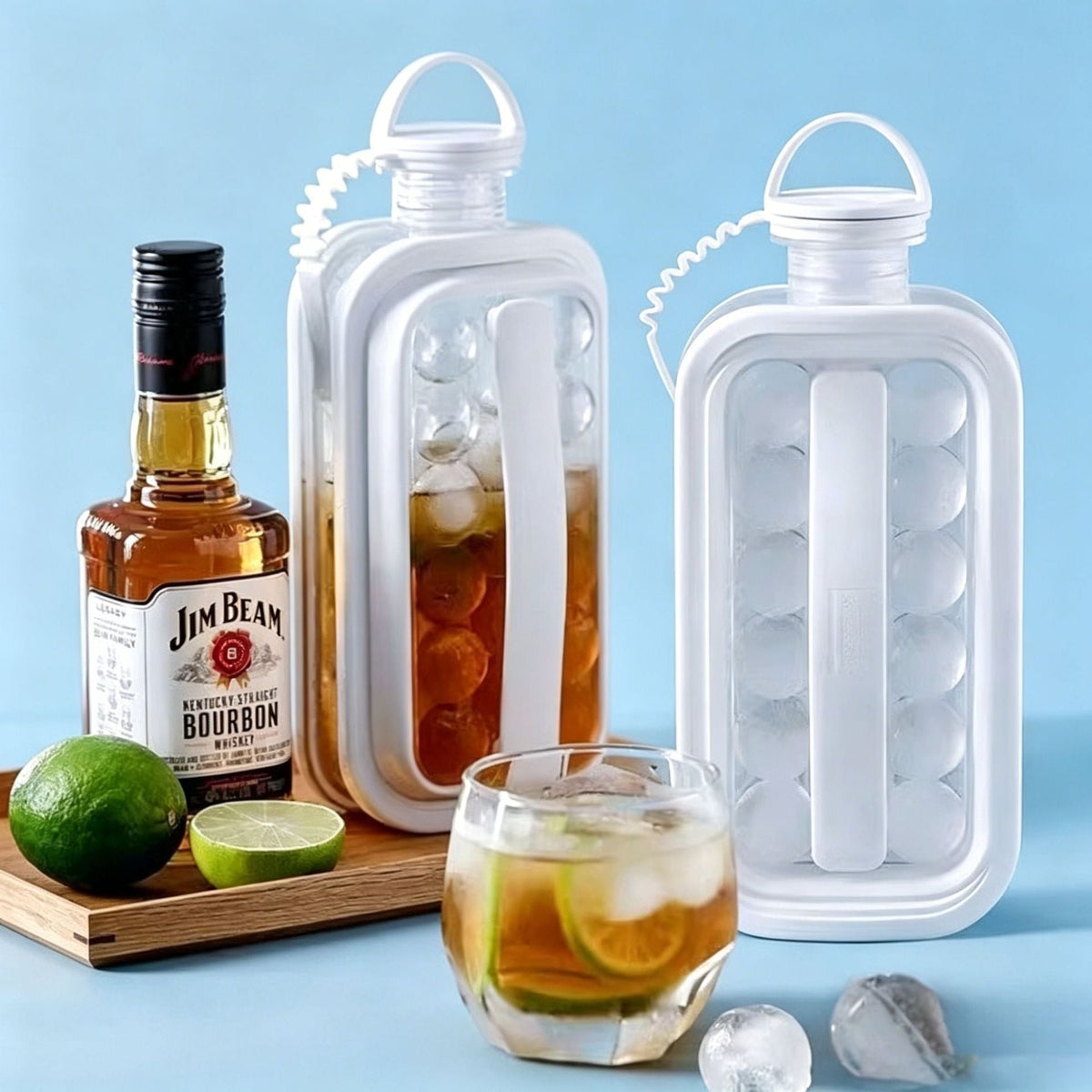 2-in-1 Ice Kettle & Mold – Make Ice, Store & Pour