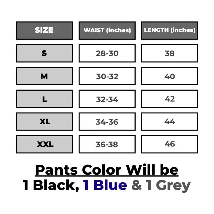 🎉 3-Pack Men's Premium Stretch Pants