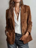 Millicent | Vintage Brown Blazer