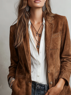 Millicent | Vintage Brown Blazer