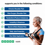 Pre-Cut Kinesiology Tape for Shoulder & Knee Pain