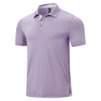 💝💝Men's Classic Polo Shirts Contrast Collar Short Sleeve Casual Solid Stylish and Printed Polo