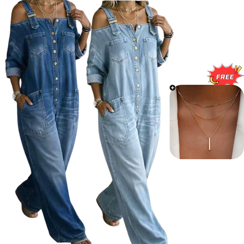 The Maeve Jumpsuit – A Wide-Leg Overall That Does the Work for You
