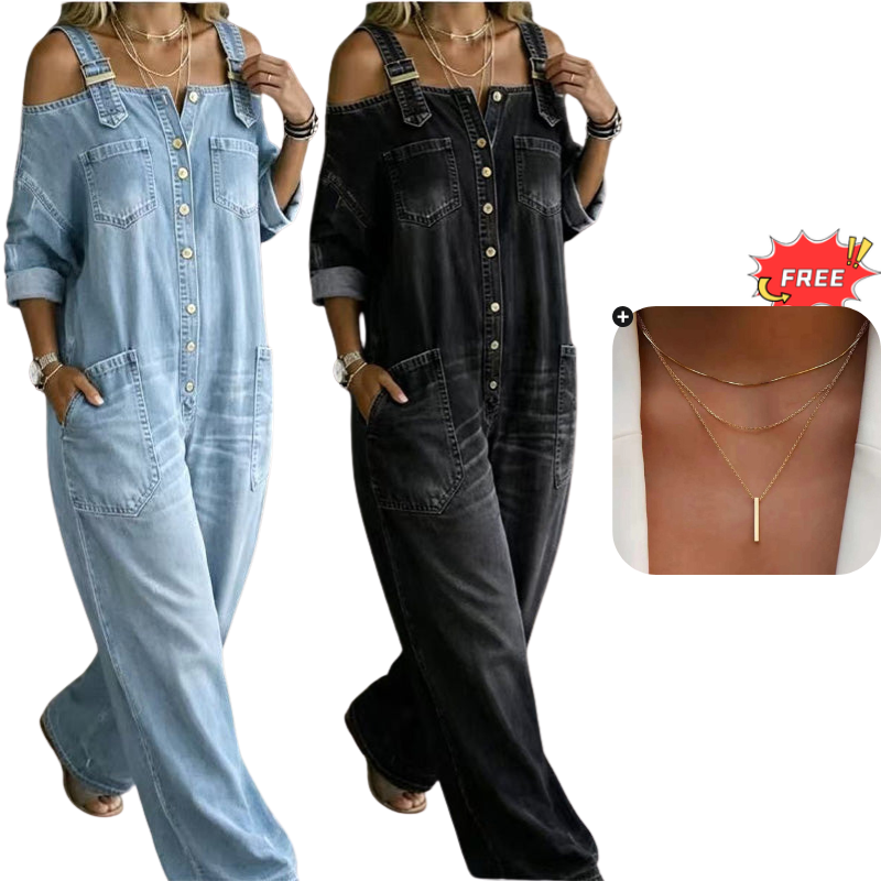 The Maeve Jumpsuit – A Wide-Leg Overall That Does the Work for You