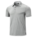 💝💝Men's Classic Polo Shirts Contrast Collar Short Sleeve Casual Solid Stylish and Printed Polo