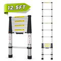 💥 Factory Direct Sale💥 12.5 FT Telescoping Ladder | 330 LBS Capacity | Compact & Portable