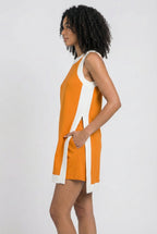 Two-Piece Open-Front Top & Shorts Set