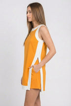 Two-Piece Open-Front Top & Shorts Set