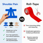 Pre-Cut Kinesiology Tape for Shoulder & Knee Pain