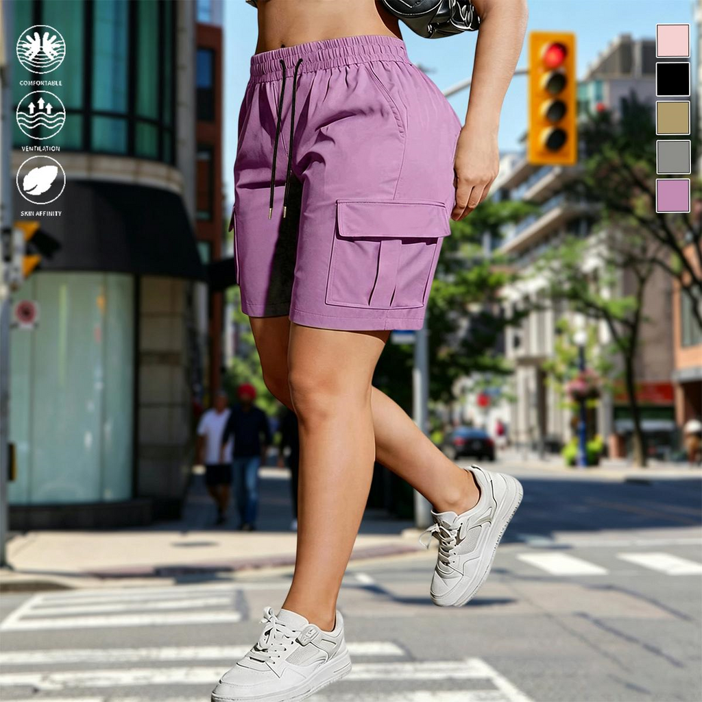 💚【LAST DAY SALE】Women’s outdoor cargo shorts—multi-pocket design
