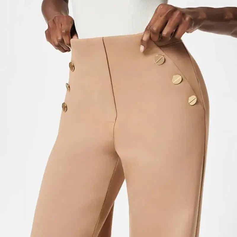 Elegant Wide Leg Pants – High Waist Stretch Trousers for Everyday Style