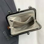 Vintage Kiss Lock Handbag For Women