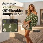 Bohemian Printed Two Piece Shorts Set