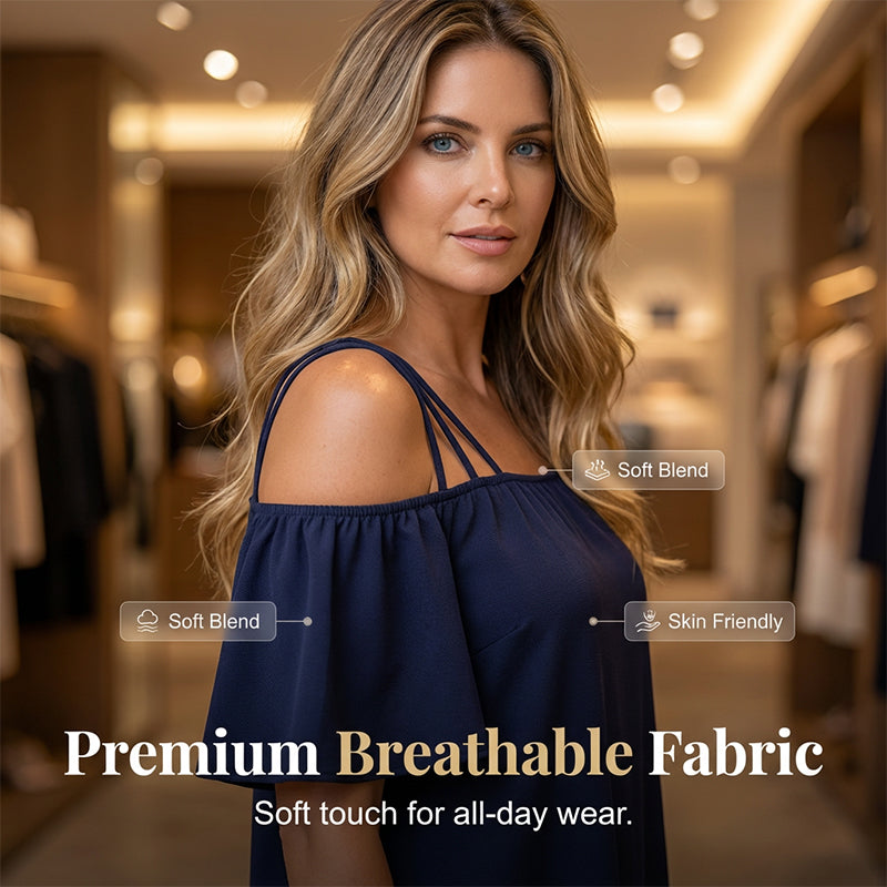 Women's Off Shoulder Casual Mini Dress